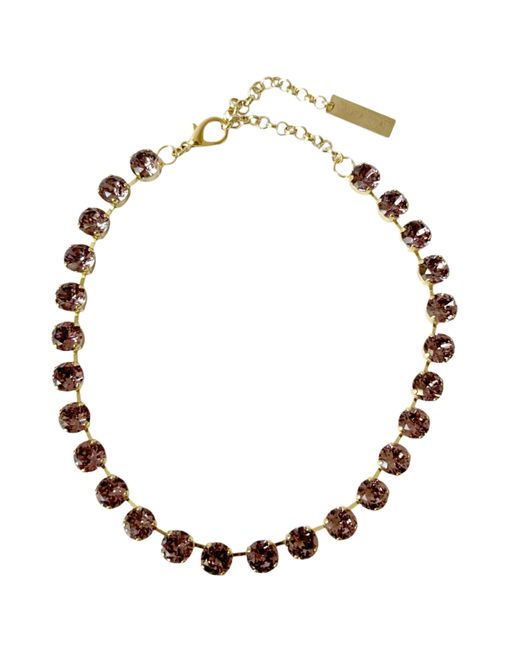 Laura Gray Black Adjustable Crystal Riviera Necklace