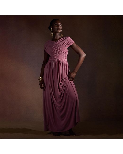Celestine & Mae Purple Sidra Maxi Dress