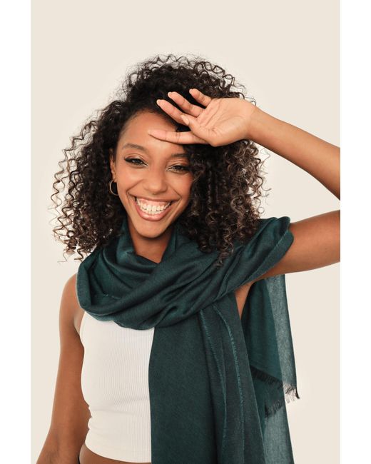 Pashmisy Green Wrapping Shawl