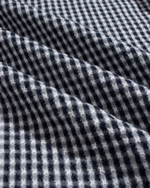 Far Afield Blue Gingham Dekk Short for men