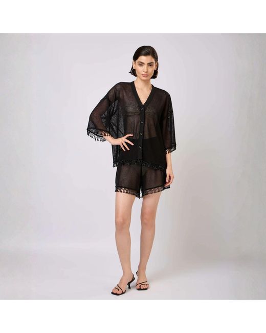 GLAM ON YOU Black Kade Shorts