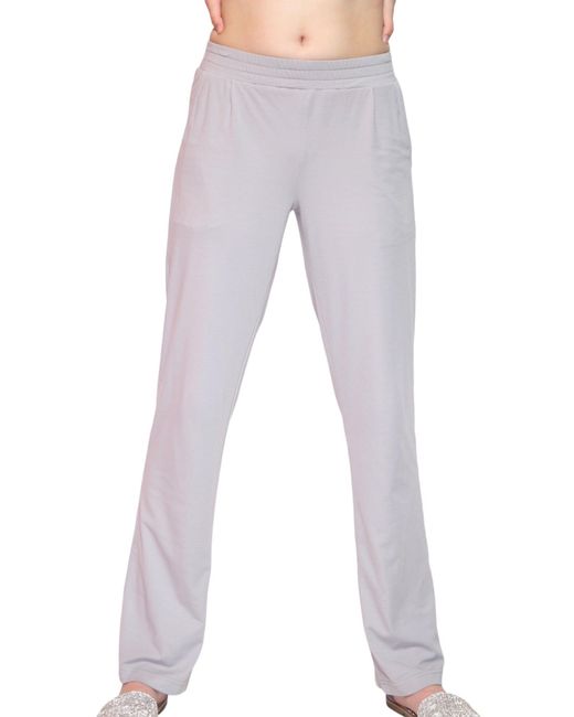 Miracles Manifester Gray Mid-Rise Straight Leg Pants