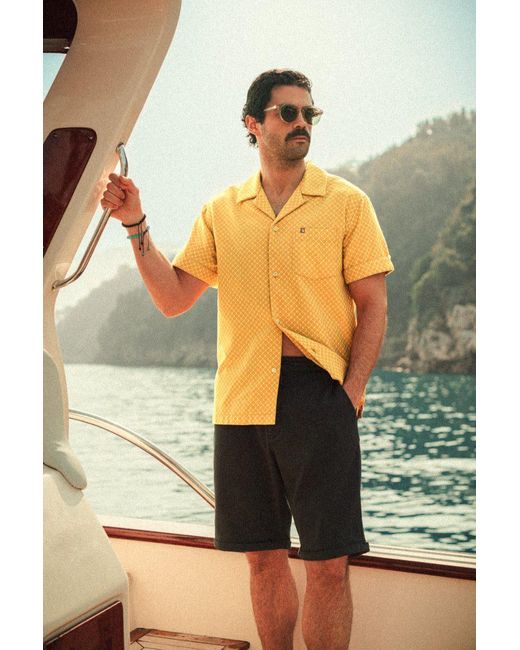 &SONS Trading Co Yellow Vista Shirt for men