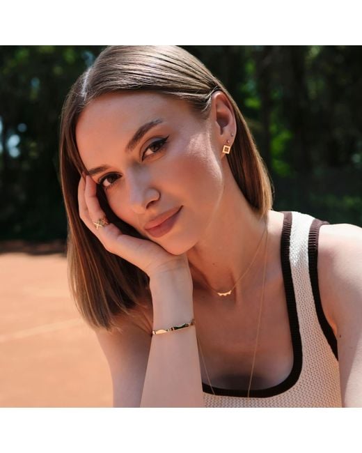 Gallery Metallic Rhombus Earrings