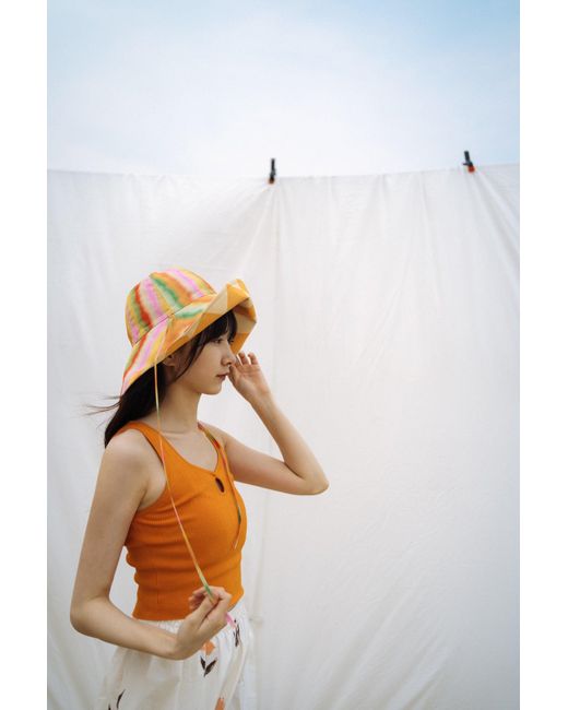Lost Pattern Multicolor Day Dream Reversible Sun Hat