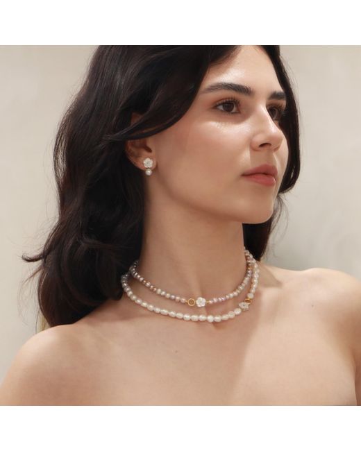 Agora Jewellery Metallic Cleito Necklace