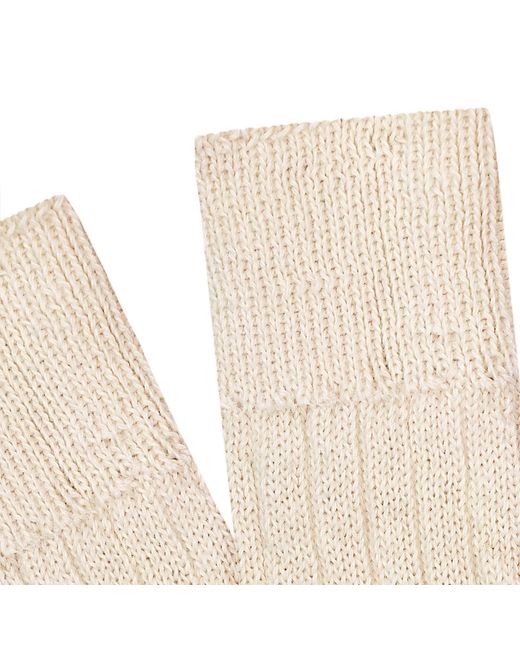 Paul James Knitwear Natural Neutrals Alpaca Kenilworth Lounge Socks