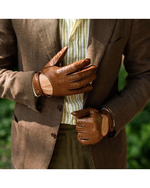1861 Glove Manufactory Brown Monza for men