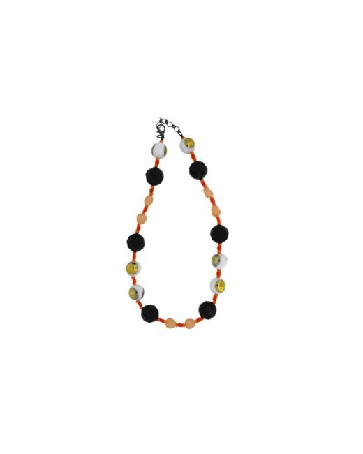 Vicki Sarge Black Pumpkin Parade Eyes Everywhere Necklace