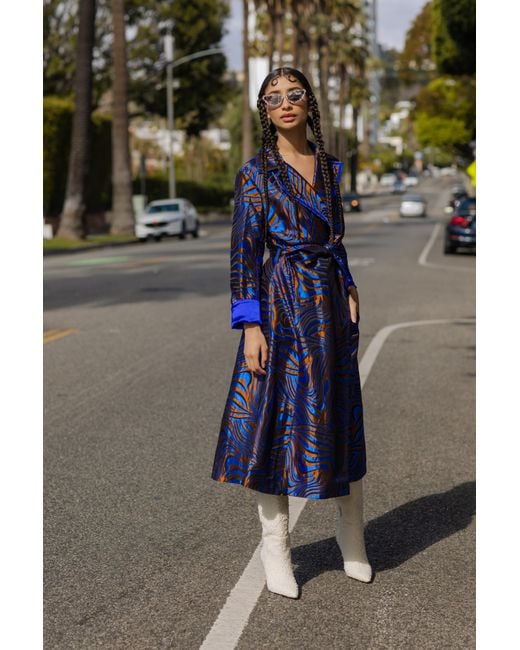 Andreeva Blue Marilyn Coat