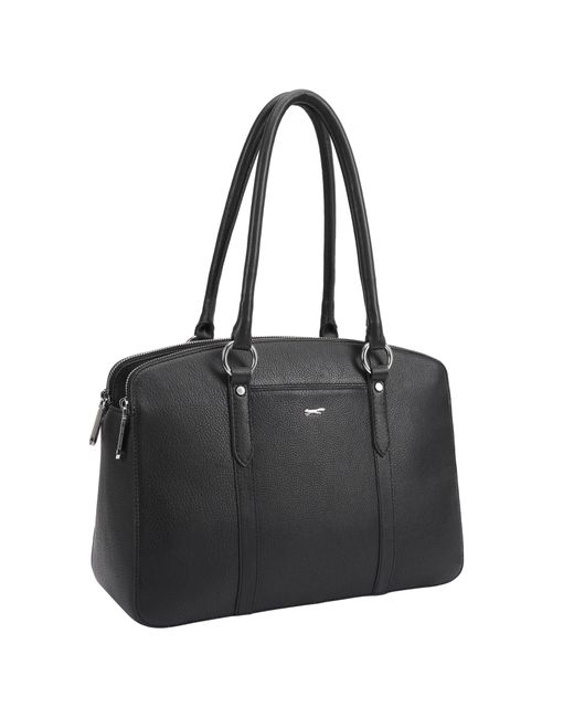 Paul Costelloe Black Laurent Leather Tote