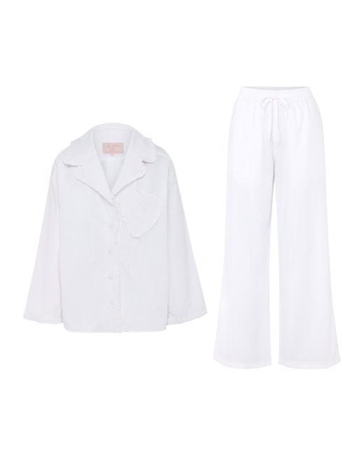 Love Letters X White Dolce Bianca Pyjama