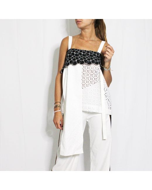 Boutique Kaotique Black Non Symmetrical Tank Top