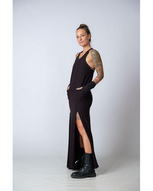 Yogi8Apparel White New Maxi Racer Back Dress
