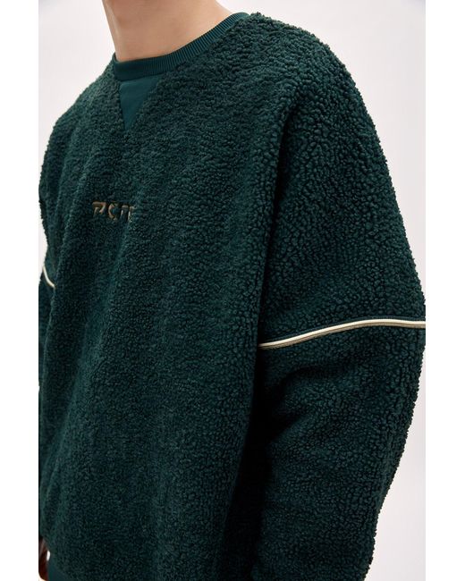 Pcfg Green Fluffy Track Sweat for men
