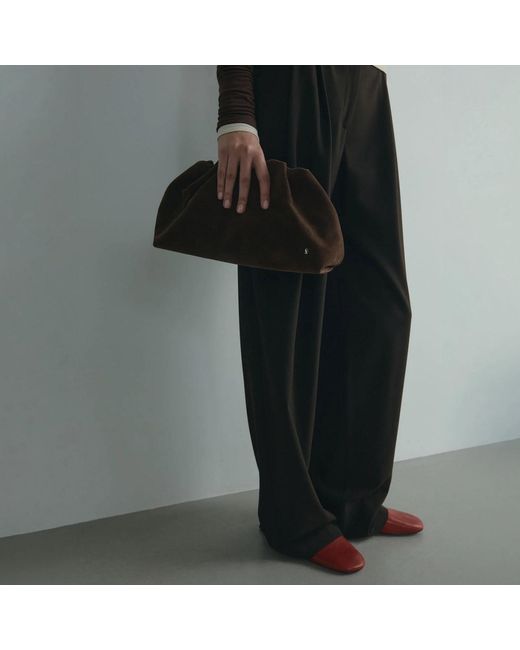 Sd Collection Black Cove Ruched Clutch
