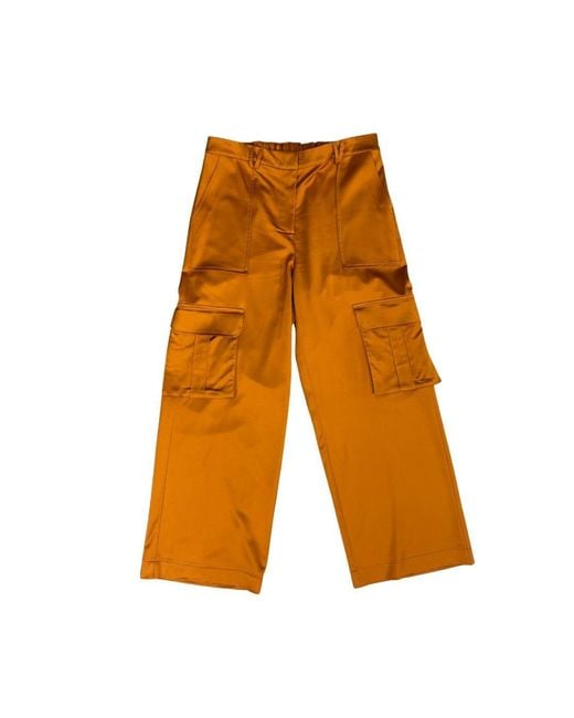 Lindsay Nicholas New York Orange Bleecker Street Pant
