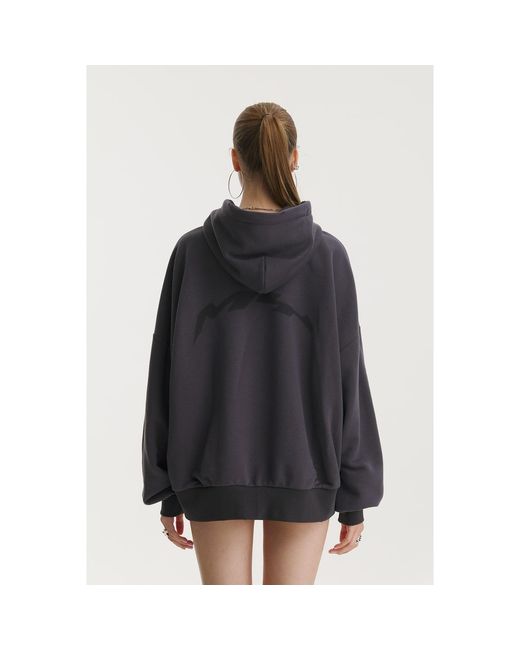 mysimplicated Gray Dept. Graphite Hoodie for men