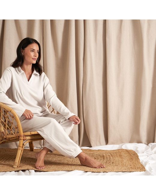 Pretty You London Natural Neutrals Fleece Lounge Set