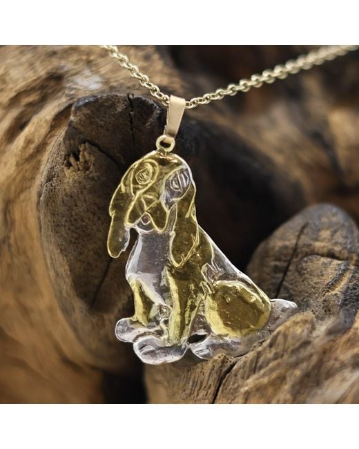 Simon Kemp Jewellers Metallic Spaniel Pendant
