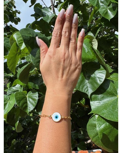 Lexi Jewelry Metallic Protective Evil Eye Bracelet