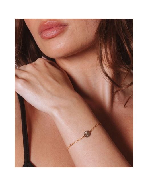 SET & STONES Metallic Lily Birth Flower Bracelet