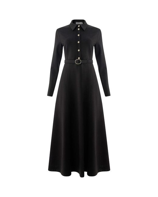 Exquise Black Georgina K.Midi Dress