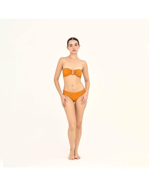 Aguaclara Orange Riad Bandeau Top