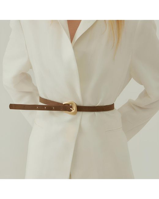 Colección Tansu Brown Pierre Leather Belt