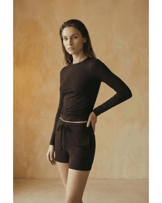 No'design Black Noa Mini Shorts