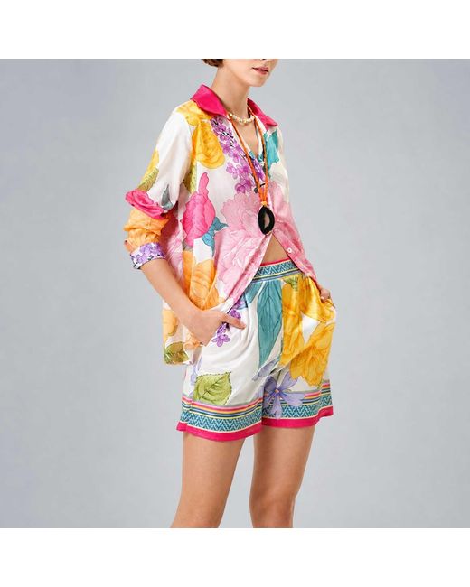 LOVEIST STORE Multicolor Cladia Floral Co-Ord Set