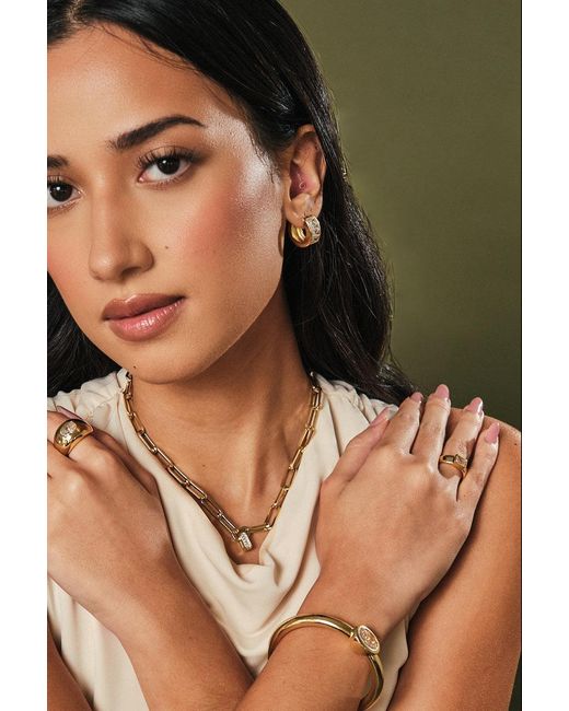 Argento Vivo Metallic Oval Heirloom Bangle