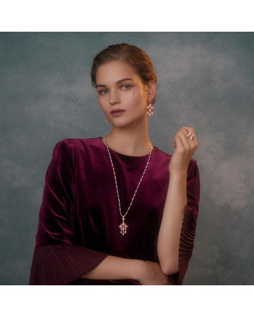 Emma Chapman Jewels Red Opal Ruby Pendant