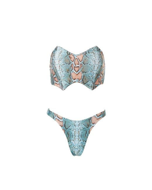 Siren Swimwear Blue Siren Taylor Thong Bottoms