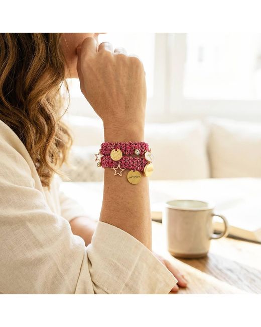 Hilo De Mar Red Double Bracelet