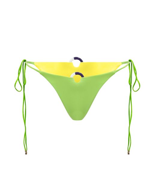 Animal Yellow Tropikal Bikini Bottom