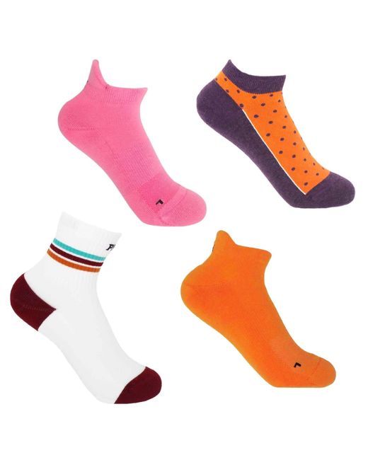 Peper Harow - Made in England Pink Organic Trainer Socks Bundle –