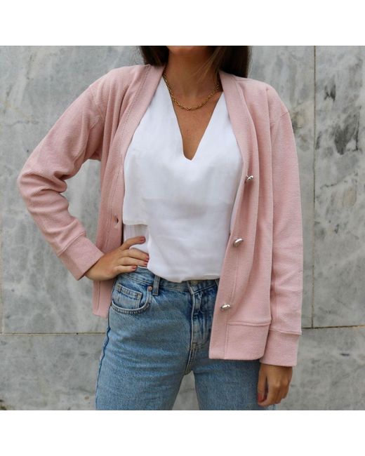 Mimhi Maison Pink Rosie Cardigan
