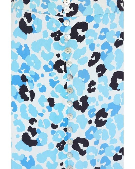 Mercy Delta Blue Moulton Skirt Pina Colada Aqua