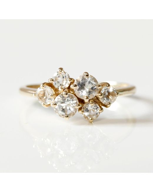 Lee Renee Metallic Topaz Cluster Ring