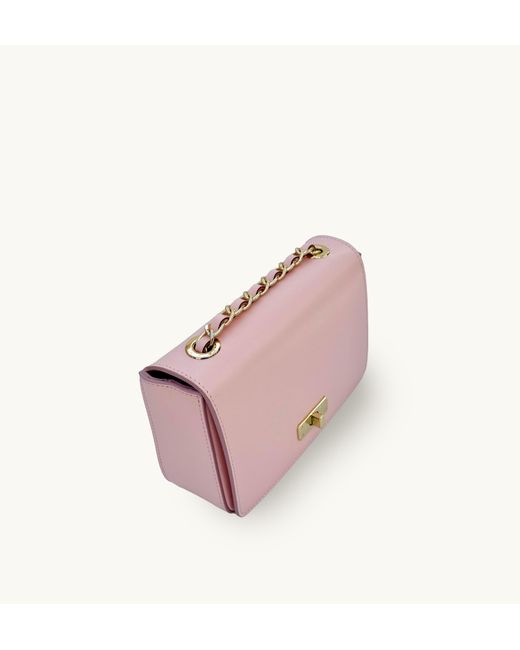 Apatchy London Pink The Grace Leather Bag