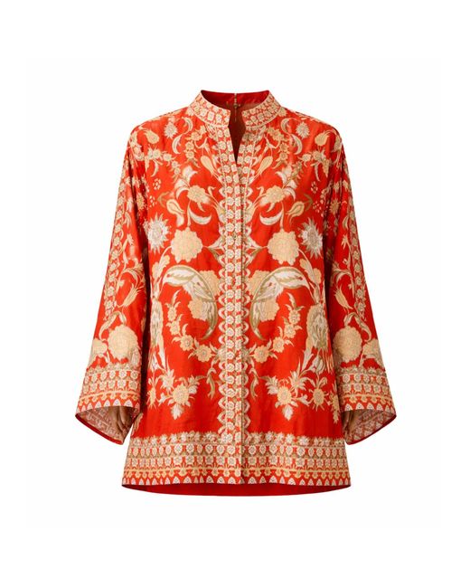 Raishma Orange Sapphira Shirt