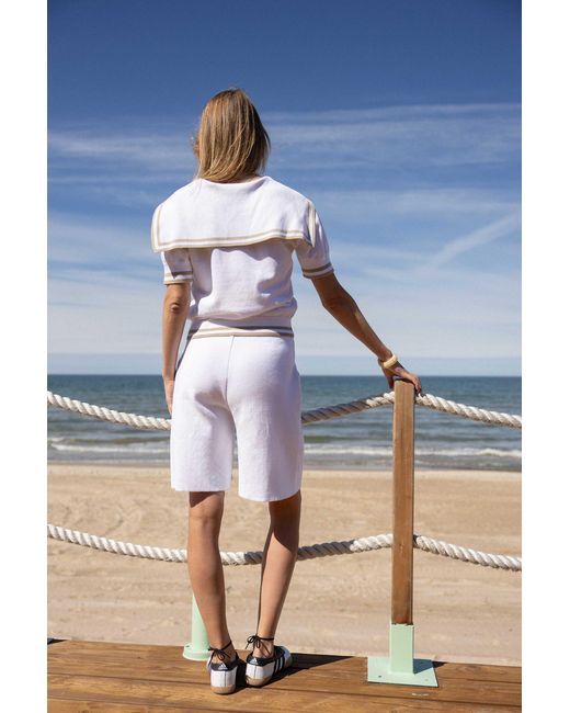 SALANIDA White Vento Bermuda Shorts