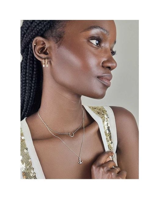 Lee Renee Metallic Lucky Horseshoe Necklace