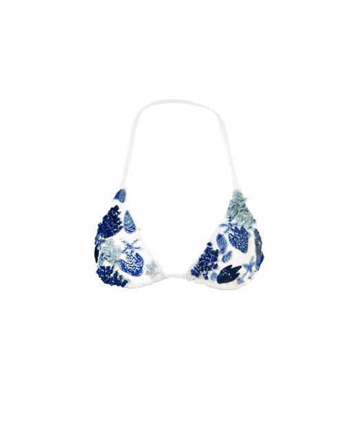 Oceanus Blue Elenora Bikini Top