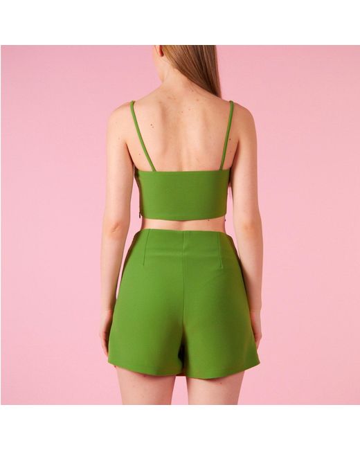 Ariana Bestepe Green Lime Crop Top
