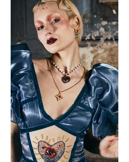 Natalia Petruch Purple Neutrals Lilibeth Choker
