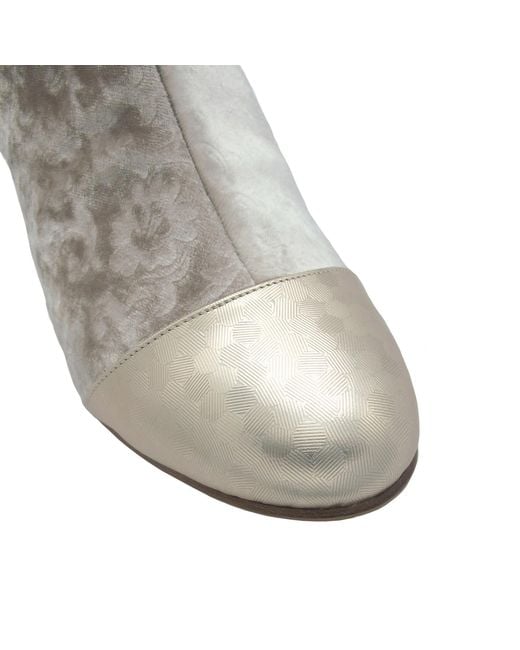 Moon D'elle White Eclisse Ankle Boots