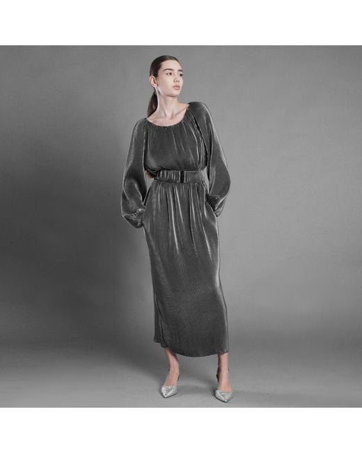 Silvia Serban Gray Dress