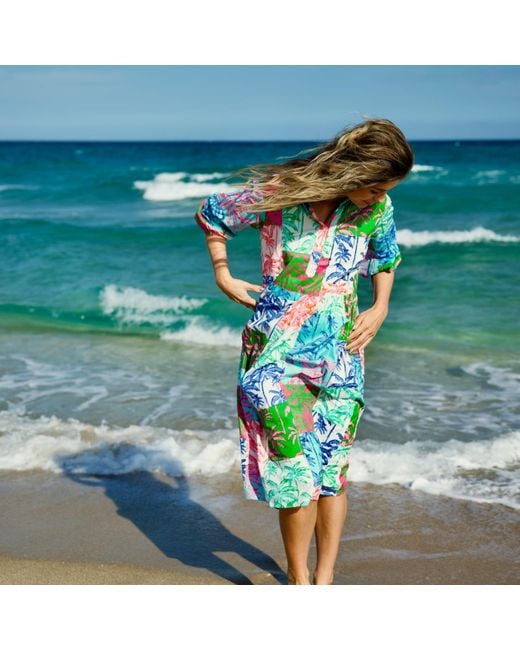 Mary Marshmallow Blue Frannie Dress Long